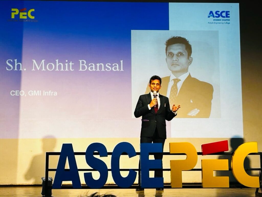 Mohit Bansal Honoured as Guest of Honour at ASCE Event, Punjab Engineering College