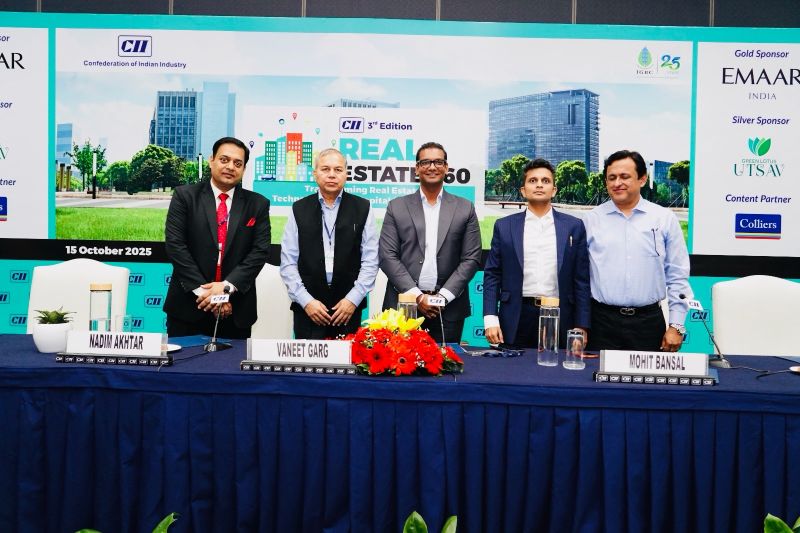 Mohit Bansal at CII RealEstate360 — Reimagining India’s Growth through Industrial and Tech Infrastructure
