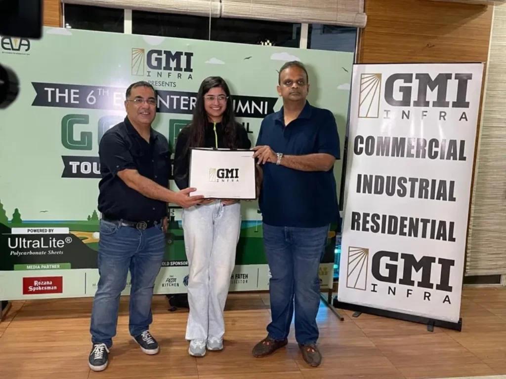 Director of GMI Infra attending event Chandigarh Golf Club
