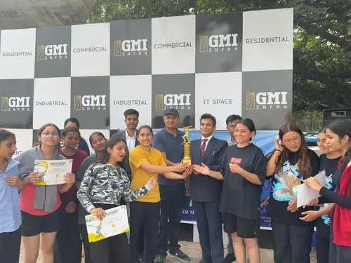 GMI Infra CEO, Mohit Bansal attending PU Sports Meet 2025