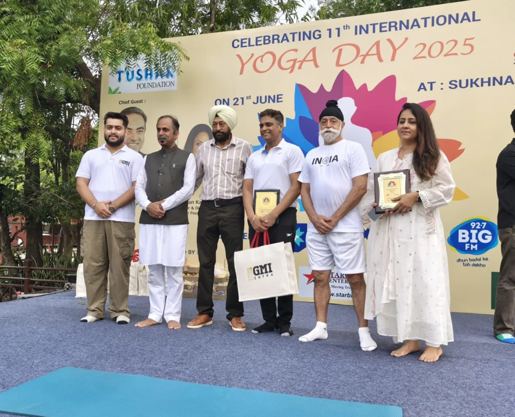 GMI Infra at International World Yoga Day