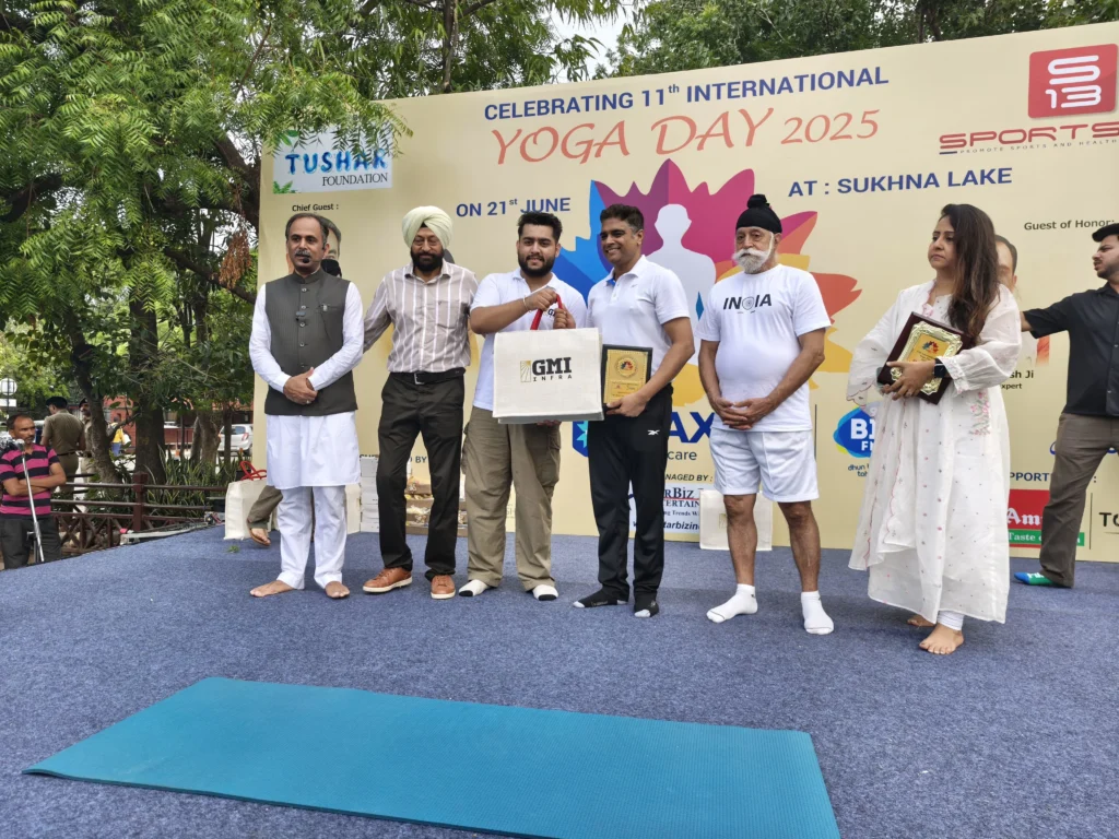 Spreading Wellness, Supporting Celebration – GMI Infra at International World Yoga Day!