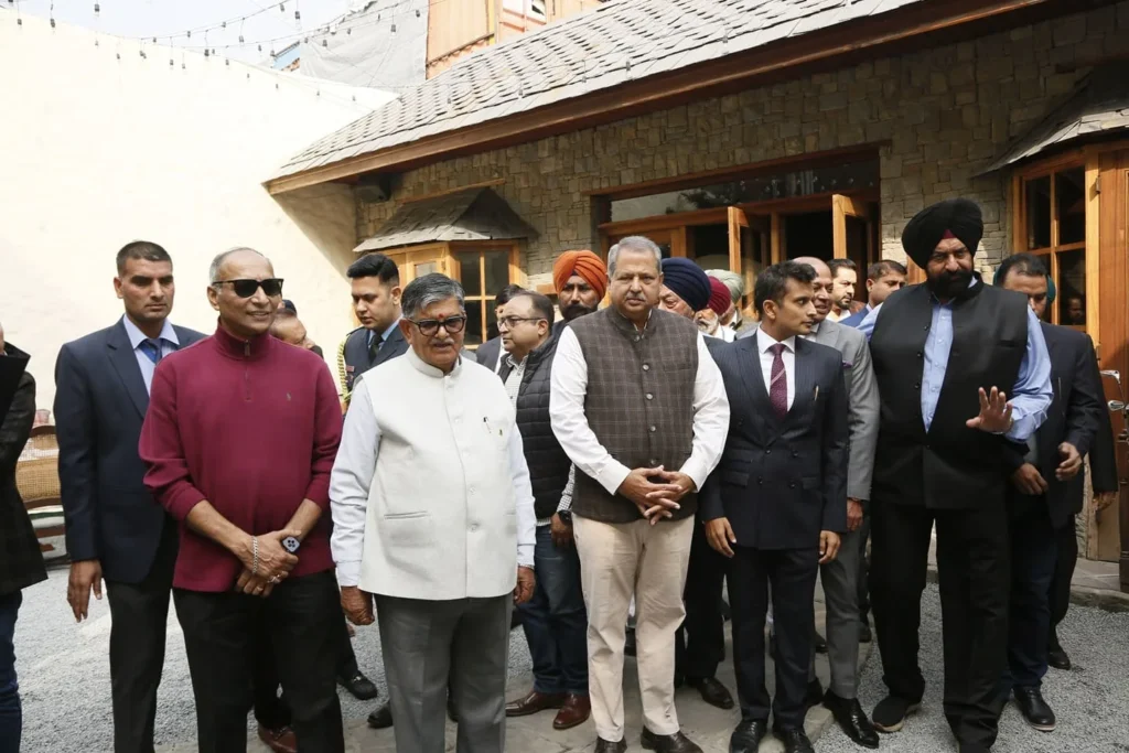 Governor Gulab Chand with Mohit Bansal