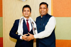 MC Commissioner Shri Amit Kumar, IAS, felicitated GMI CEO Mohit Bansal