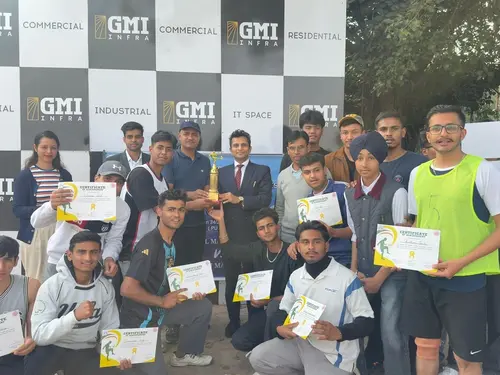 Mohit Bansal attending PU Sports Meet 2025