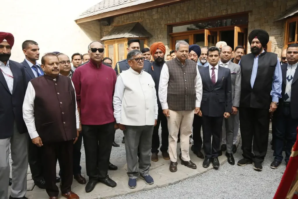 Mohit Bansal with Governor Glab Chand Kataria
