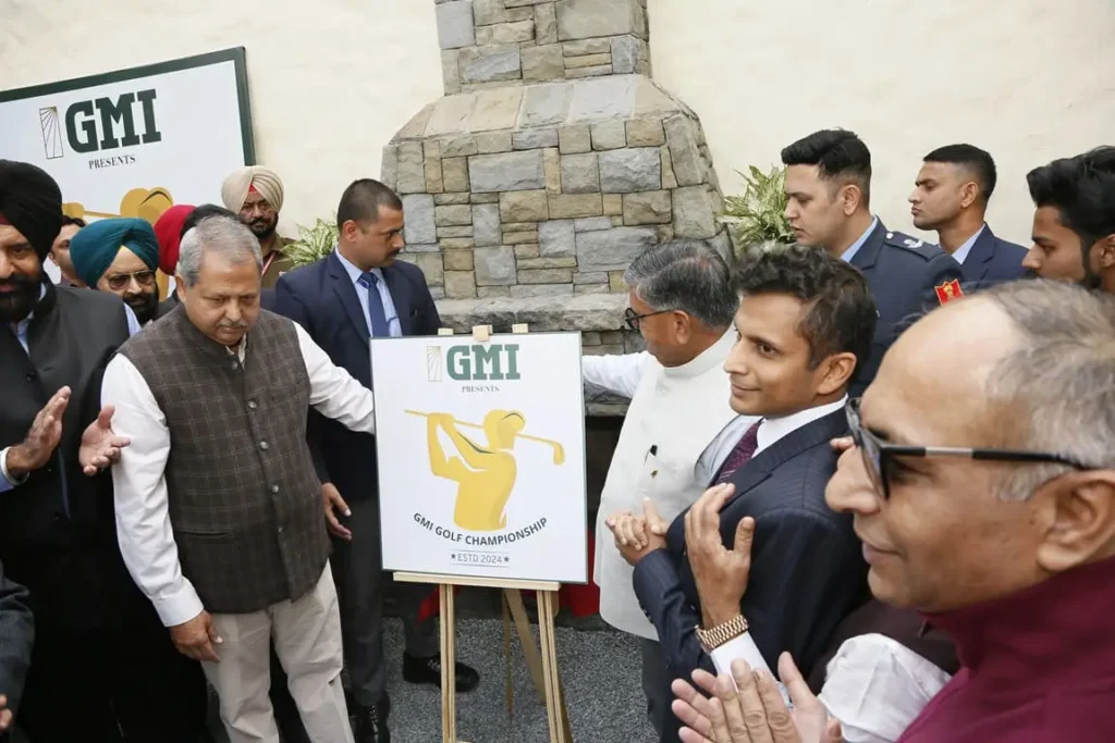 Punjab Governor Unveiling the GMI Golf Championship Logo