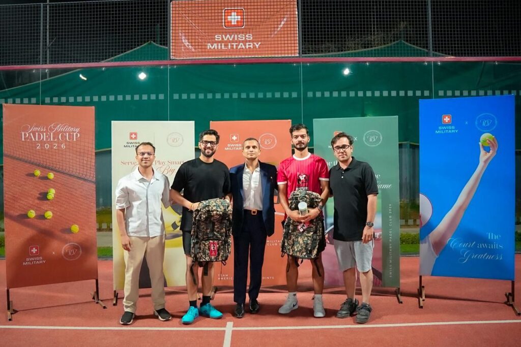 Fostering Leadership Through Sports: Mohit Bansal at the Swiss Military Padel Tournament